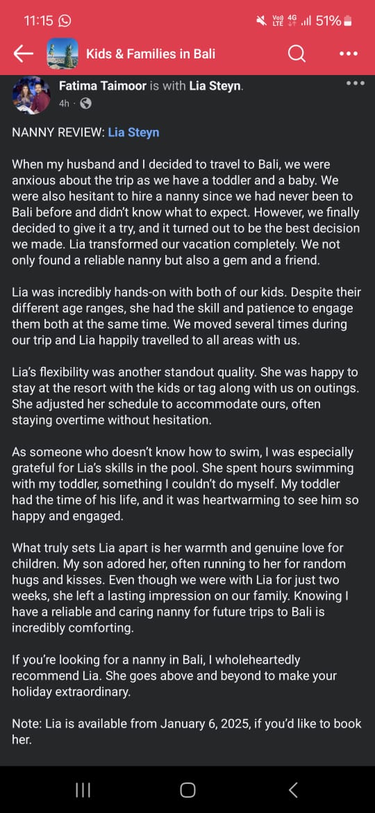 "to Lia"