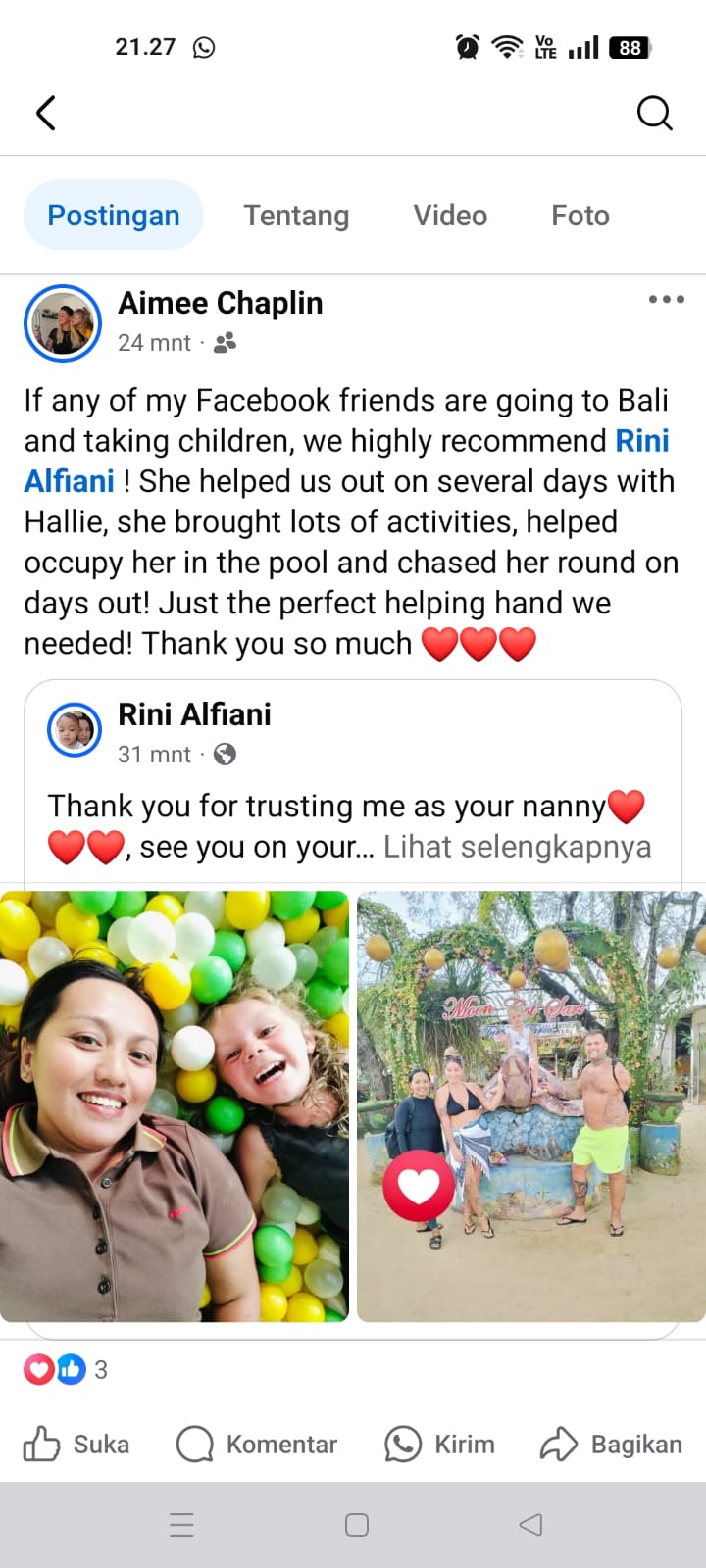 "to Rini"